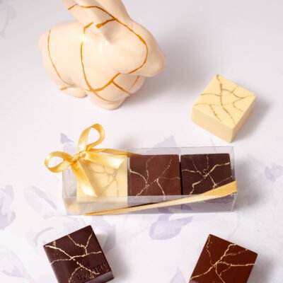 Caixa com 3 pães de mel