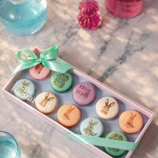 Caixa 10 macarons - Páscoa
