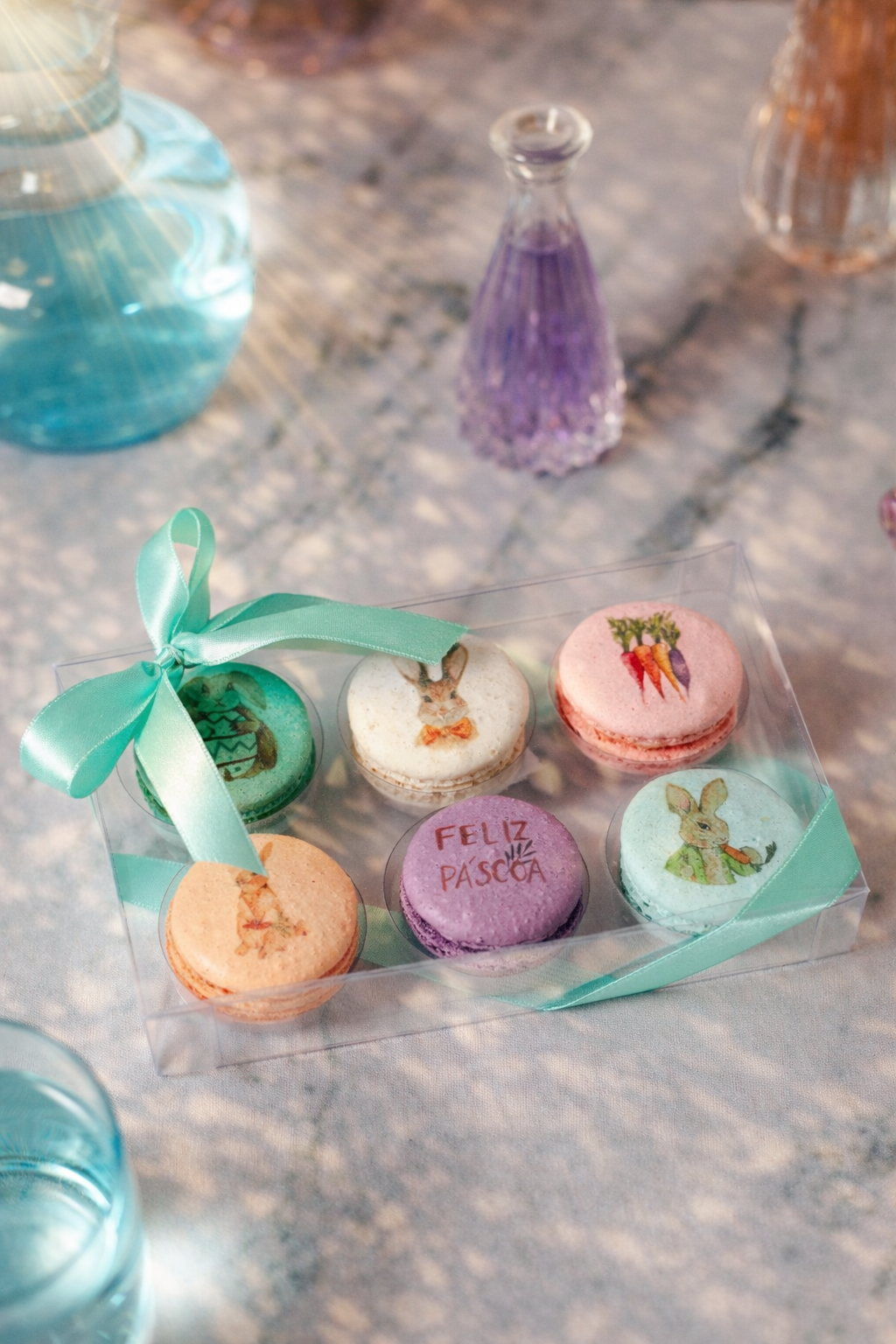 Caixa 6 macarons - Páscoa
