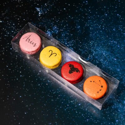 Caixa com 4 macarons - Signos