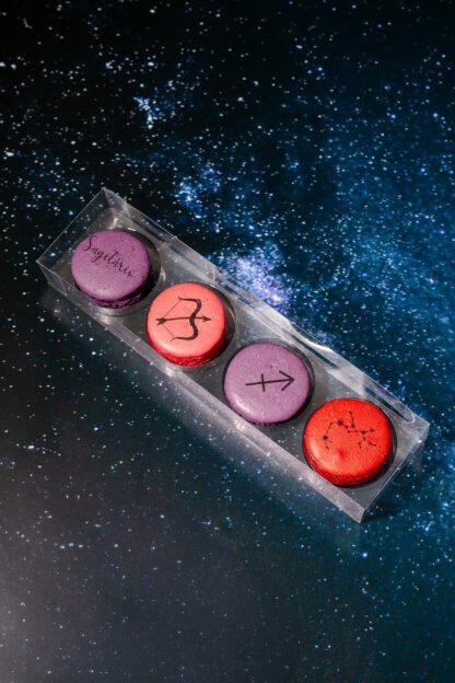 Caixa com 4 macarons - Signos - Imagem 7
