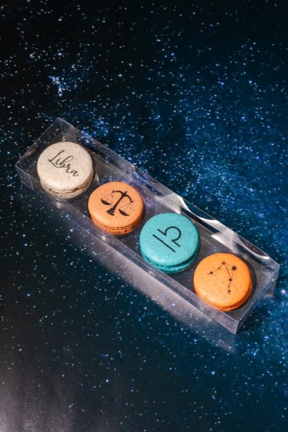 Caixa com 4 macarons - Signos - Imagem 5