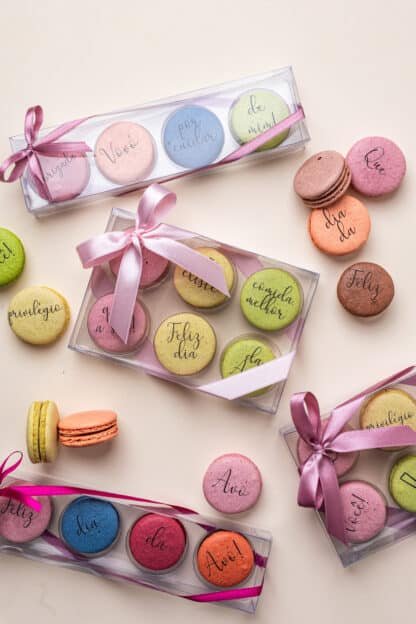 Caixa com 4 Macarons - Dia dos Avós - Imagem 2