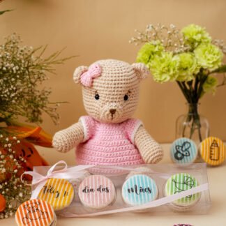 Caixa com 4 Macarons - 1º dia das mães