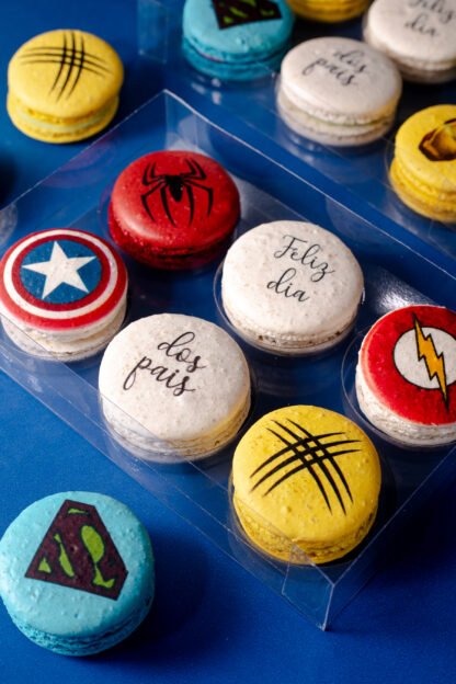 Caixa com 6 Macarons - Super Heróis - Imagem 4
