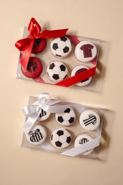 Caixa com 6 Macarons - Times de Futebol - Imagem 6