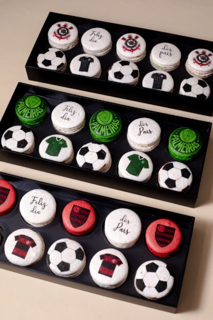 Caixa com 10 Macarons - Times de Futebol - Imagem 9
