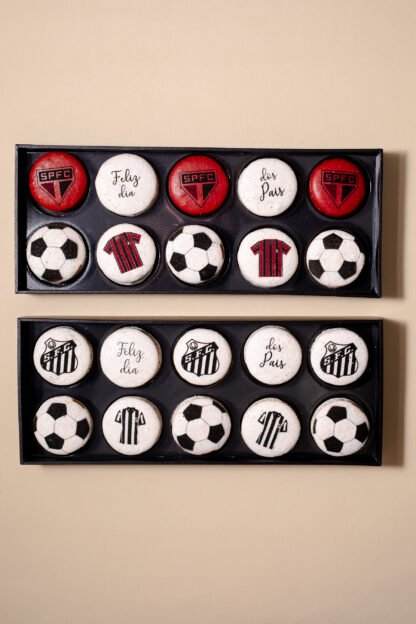 Caixa com 10 Macarons - Times de Futebol - Imagem 3