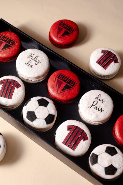 Caixa com 10 Macarons - Times de Futebol - Imagem 5