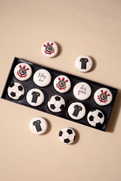 Caixa com 10 Macarons - Times de Futebol - Imagem 2
