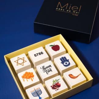 Caixa com 9 pães de mel - Rosh Hashaná