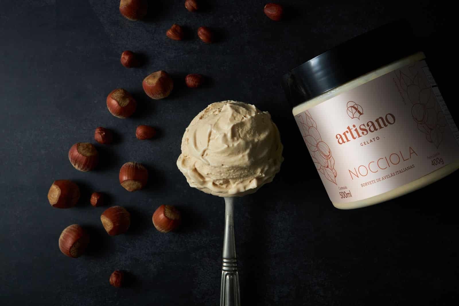 Pote de Gelato Artisano 500 ml - Nocciola
