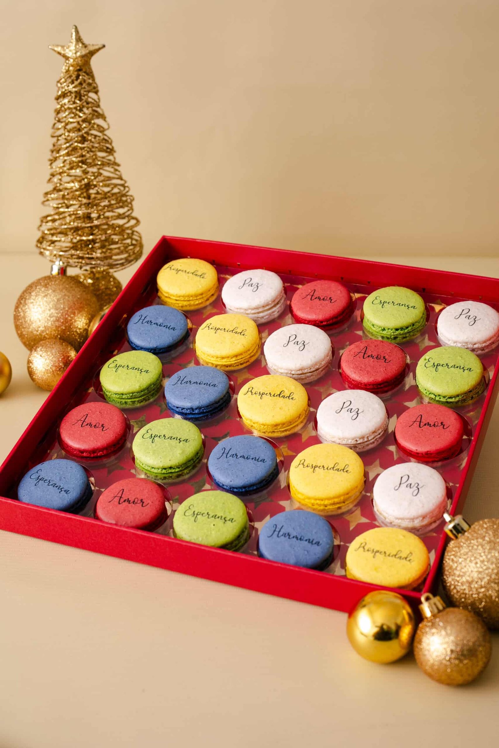 Caixa com 25 macarons - Desejos - Imagem 2
