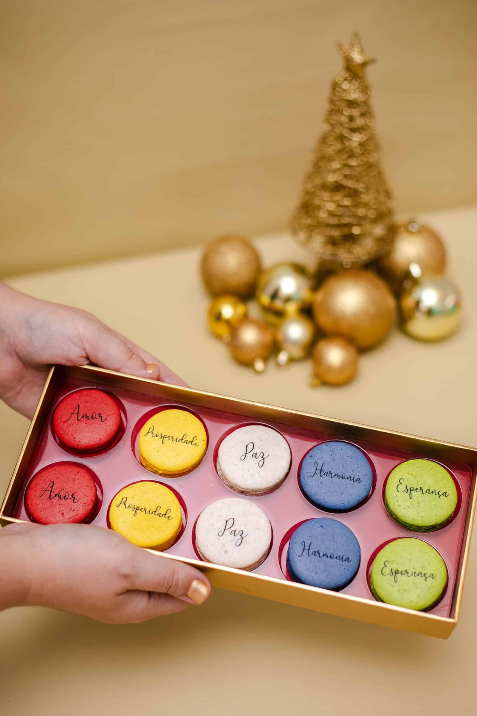 Caixa com 10 macarons - Desejos - Imagem 2