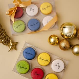 Caixa com 6 Macarons - Desejos