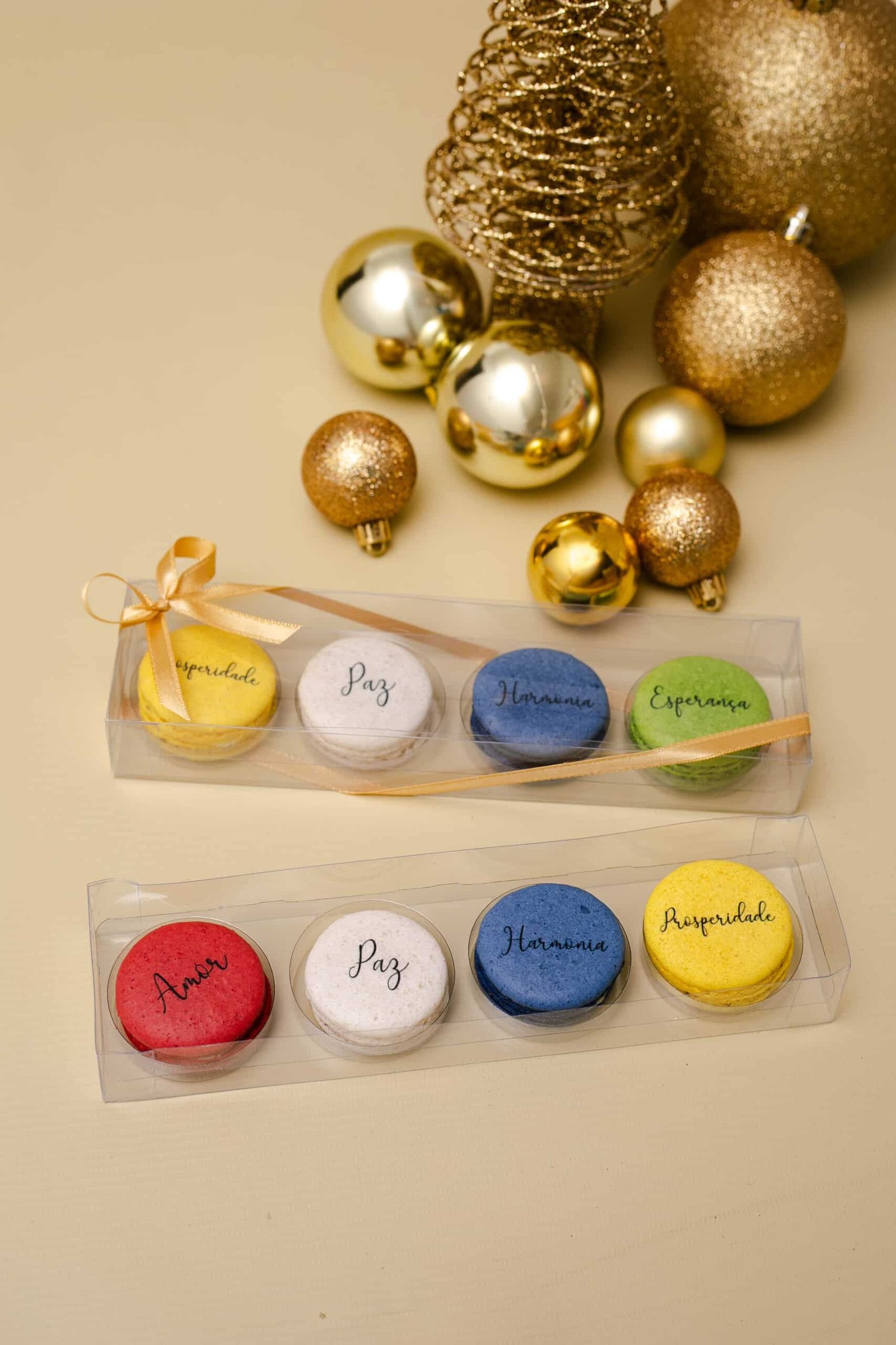 Caixa 4 Macarons - Desejos