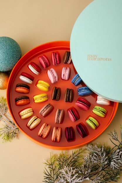 Caixa 32 mini macarons - Imagem 3