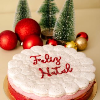 Torta  de Macaron - Especial de Natal