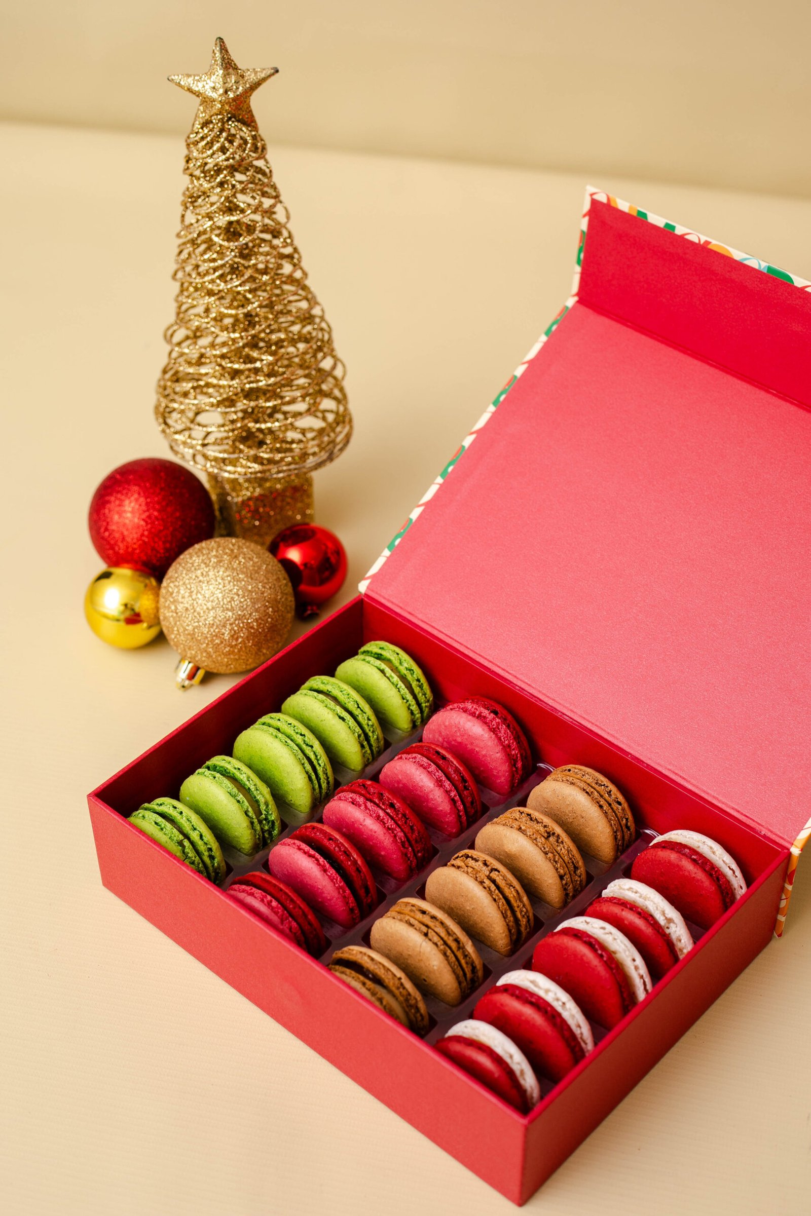 Caixa 20 macarons - Natal - Imagem 3