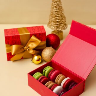 Caixa 10 macarons - Natal