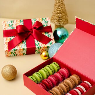 Caixa 20 macarons - Natal