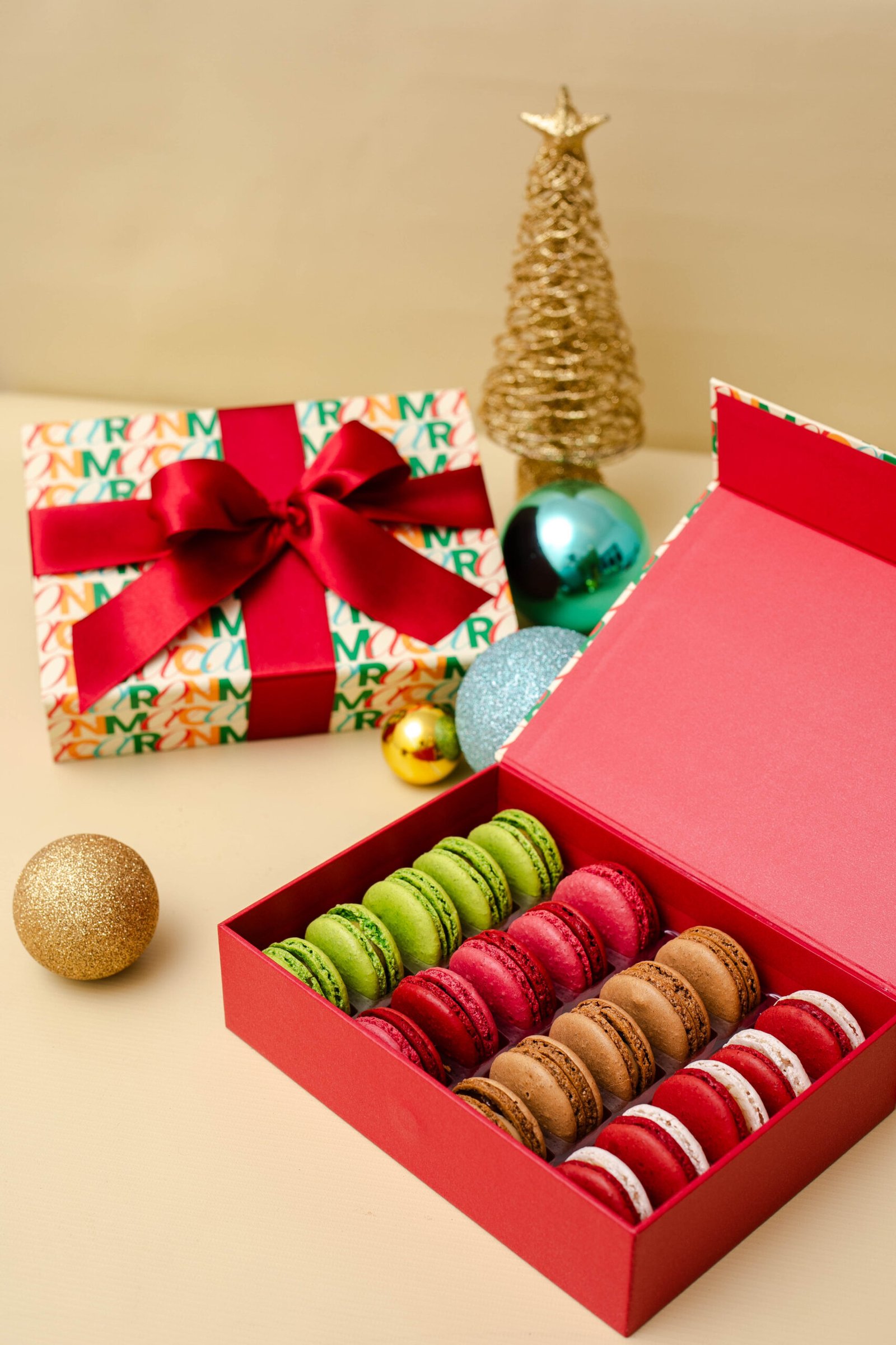 Caixa 20 macarons - Natal