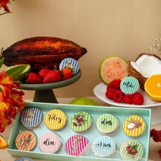 Caixa 10 macarons - Dia das Mães