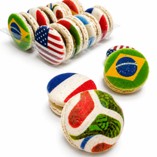 Kit Copa do Mundo - 8 macarons